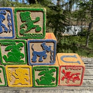 Colorful Wooden Kids Toy Blocks